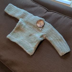 Handmade super soft wool baby sweater